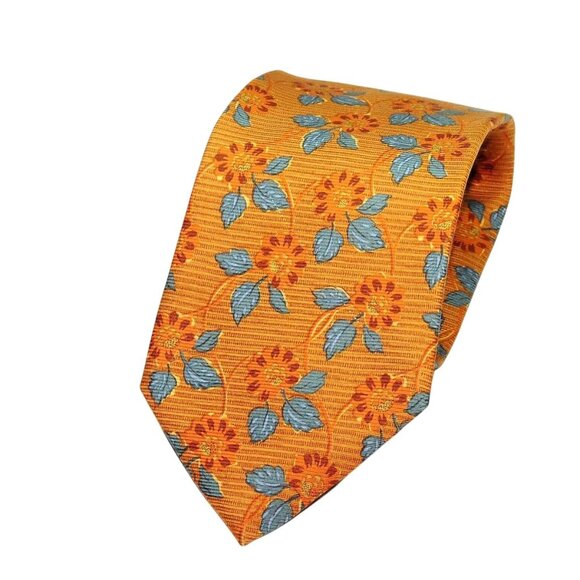 Ermenegildo Zegna Gorgeous Vintage Silk Tie Awesome Design 58 X 3.5" MINT COND. - Picture 1 of 2